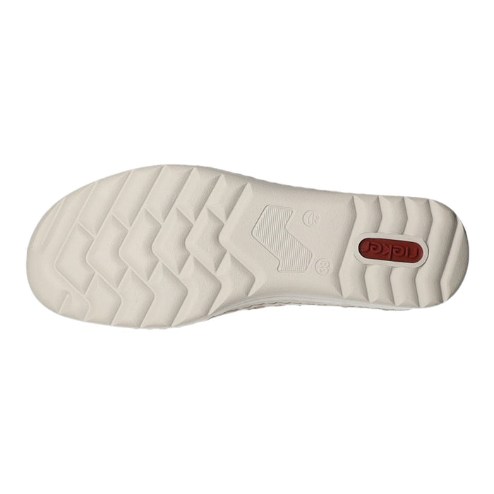 Rieker Slipper/Kletthalbschuh luftdurchlässig (durchbrochenes/geflochtenes Obermaterial) - SchuhEggers.de
