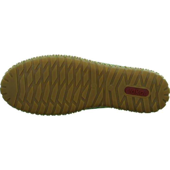 Rieker Slipper/Kletthalbschuh luftdurchlässig (durchbrochenes/geflochtenes Obermaterial) - SchuhEggers.de