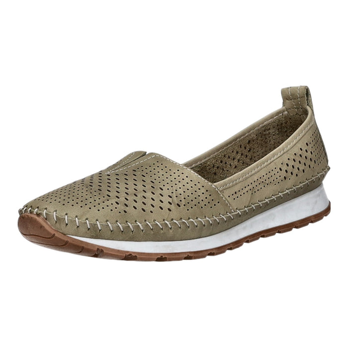 Cosmos Comfort Slipper/Kletthalbschuh luftdurchlässig (durchbrochenes/geflochtenes Obermaterial) - SchuhEggers.de