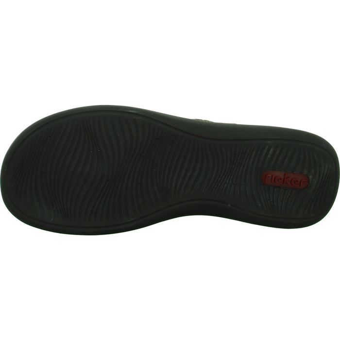 Rieker Slipper/Kletthalbschuh luftdurchlässig (durchbrochenes/geflochtenes Obermaterial) - SchuhEggers.de