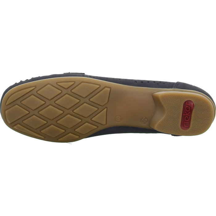 Rieker Slipper/Kletthalbschuh luftdurchlässig (durchbrochenes/geflochtenes Obermaterial) - SchuhEggers.de