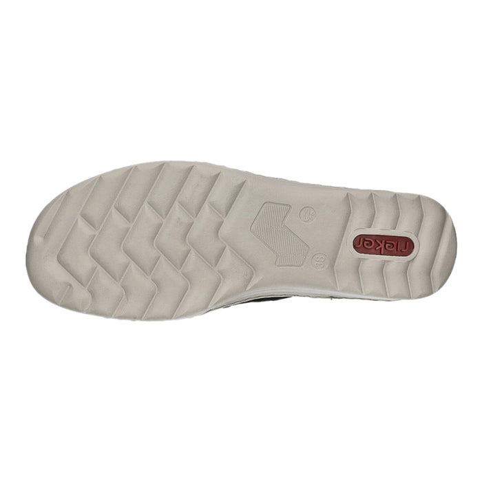 Rieker Slipper/Kletthalbschuh luftdurchlässig (durchbrochenes/geflochtenes Obermaterial) - SchuhEggers.de