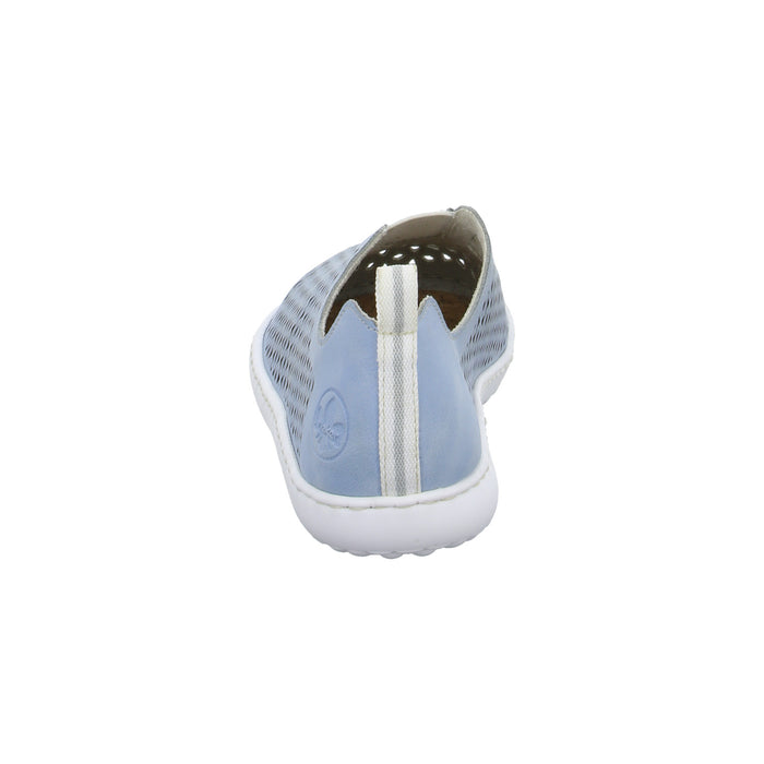 Rieker Slipper/Kletthalbschuh luftdurchlässig (durchbrochenes/geflochtenes Obermaterial) - SchuhEggers.de