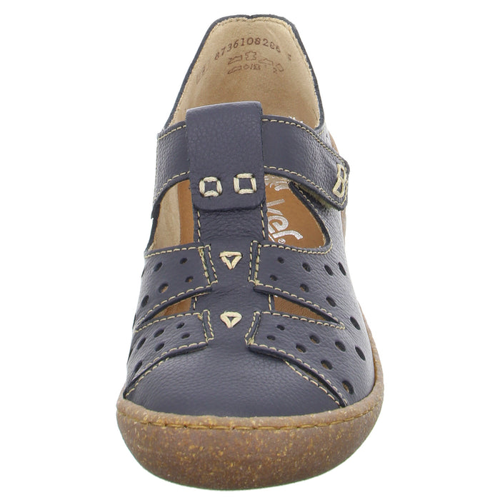 Rieker Slipper/Kletthalbschuh luftdurchlässig (durchbrochenes/geflochtenes Obermaterial) - SchuhEggers.de