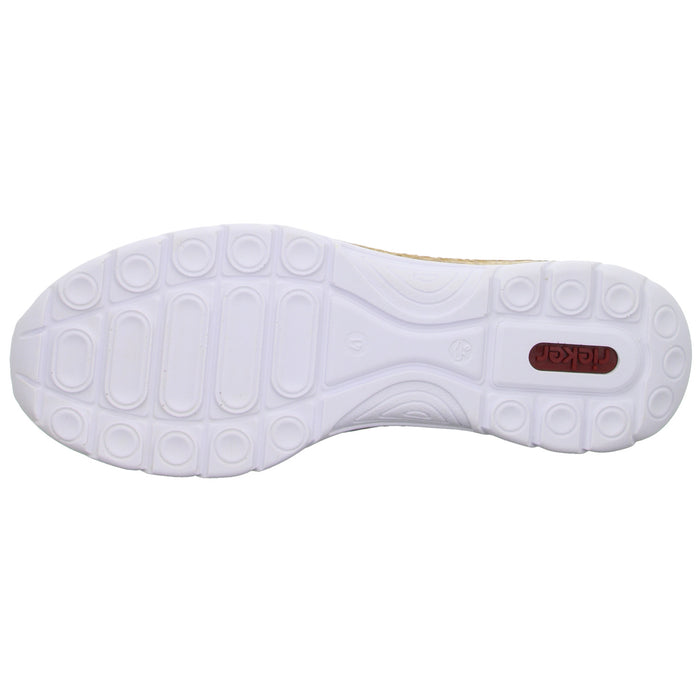 Rieker Slipper/Kletthalbschuh luftdurchlässig (durchbrochenes/geflochtenes Obermaterial) - SchuhEggers.de