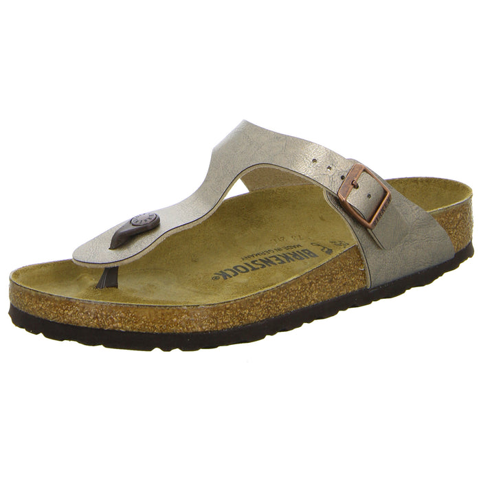 BIRKENSTOCK Bio Pantolette bis 30mm Sohlenhöhe Gizeh BS - SchuhEggers.de