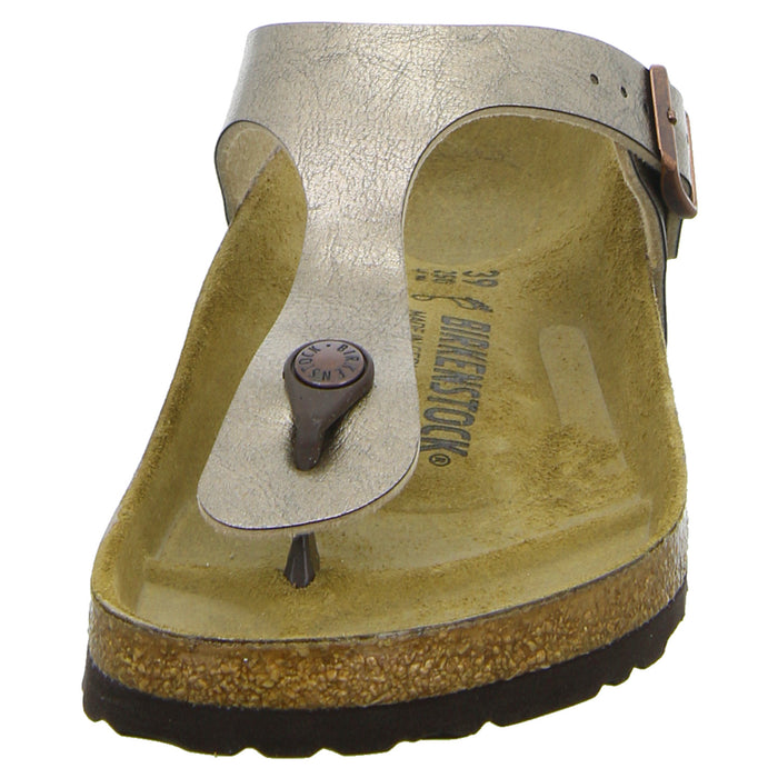 BIRKENSTOCK Bio Pantolette bis 30mm Sohlenhöhe Gizeh BS - SchuhEggers.de