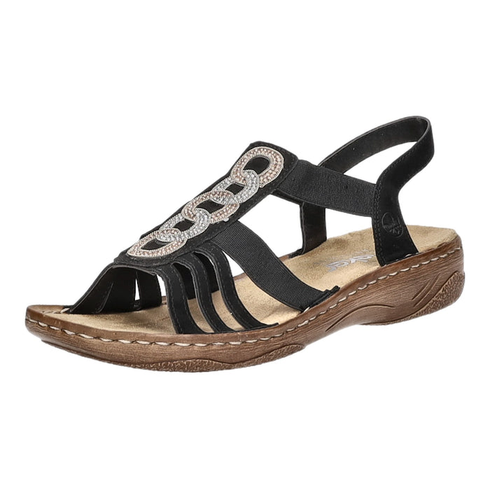 Rieker Sportliche Sandalette bis 30mm Sohlenhöhe - SchuhEggers.de