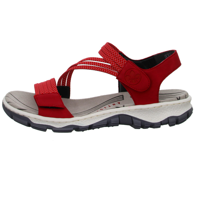 Rieker Sportliche Sandalette bis 30mm Sohlenhöhe - SchuhEggers.de