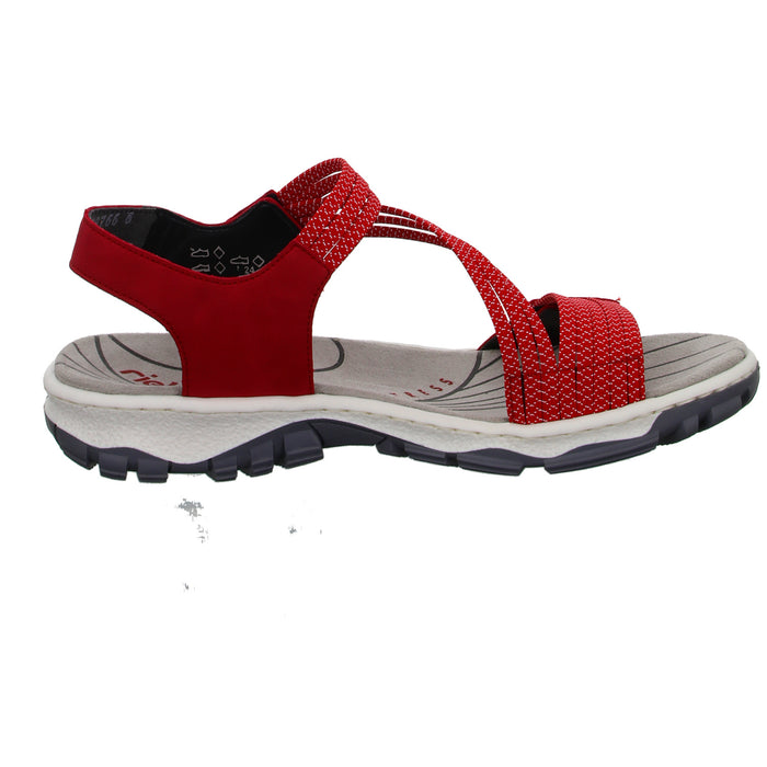 Rieker Sportliche Sandalette bis 30mm Sohlenhöhe - SchuhEggers.de