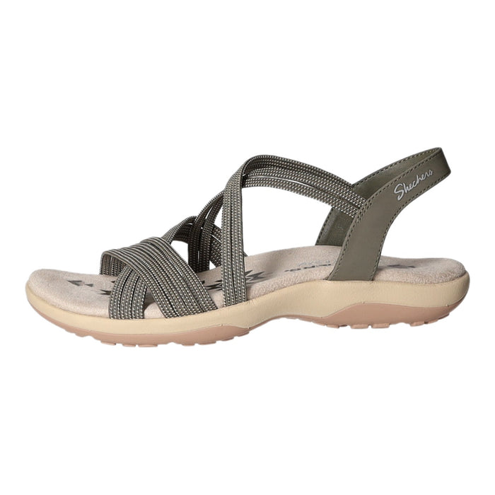 Skechers Sportliche Sandalette bis 30mm Sohlenhöhe REGGAE SLIM-TURN IT UP