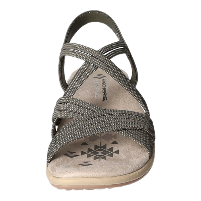 Skechers Sportliche Sandalette bis 30mm Sohlenhöhe REGGAE SLIM-TURN IT UP