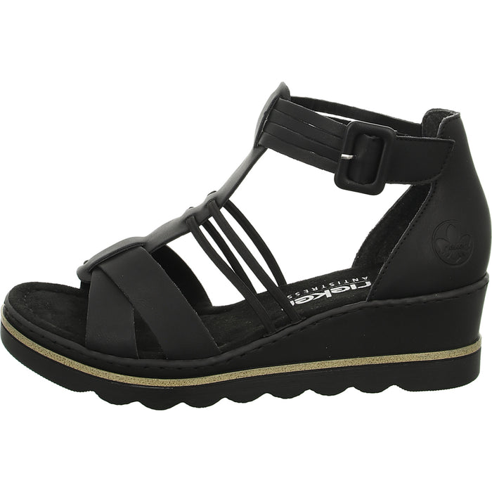 Rieker Keil Sandalette ab 30mm Sohlenhöhe - SchuhEggers.de
