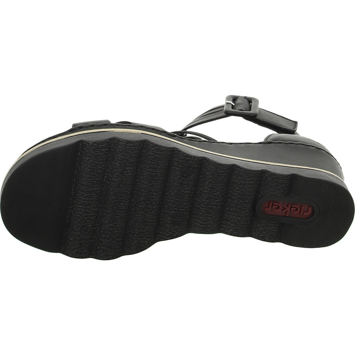 Rieker Keil Sandalette ab 30mm Sohlenhöhe - SchuhEggers.de