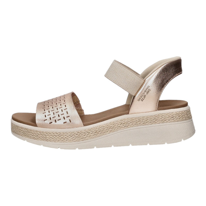 Skechers Keil Sandalette ab 30mm Sohlenhöhe Bobs Sun Ray-STEP ASIDE - SchuhEggers.de