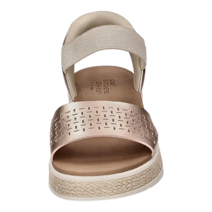 Skechers Keil Sandalette ab 30mm Sohlenhöhe Bobs Sun Ray-STEP ASIDE - SchuhEggers.de