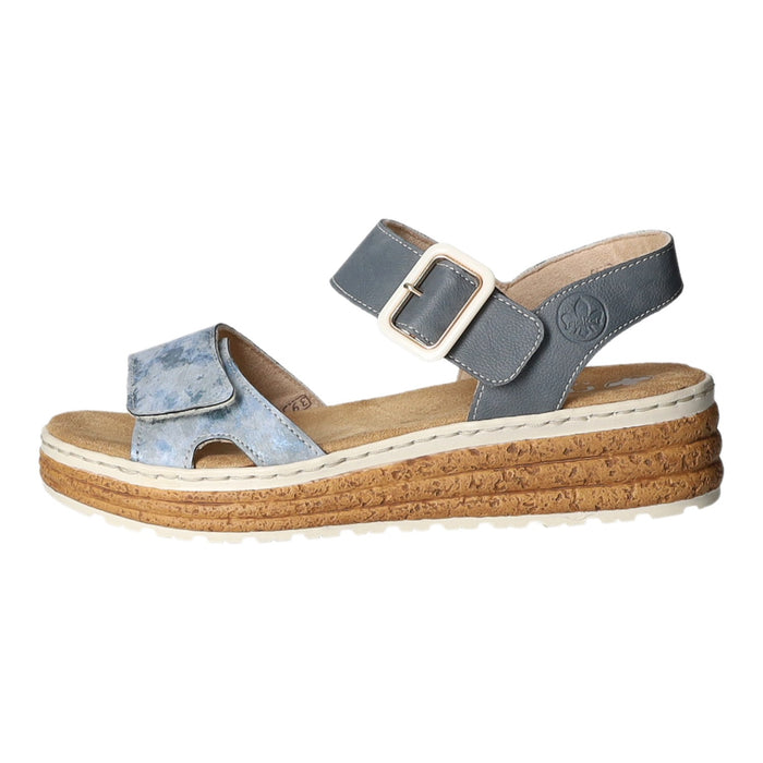 Rieker Keil Sandalette ab 30mm Sohlenhöhe - SchuhEggers.de