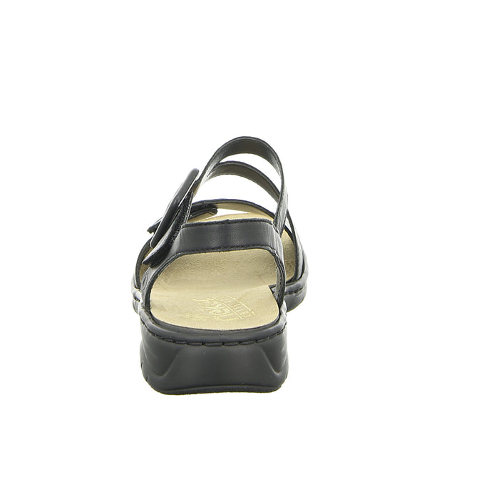 Rieker sandal with extra width up to 30mm sole height