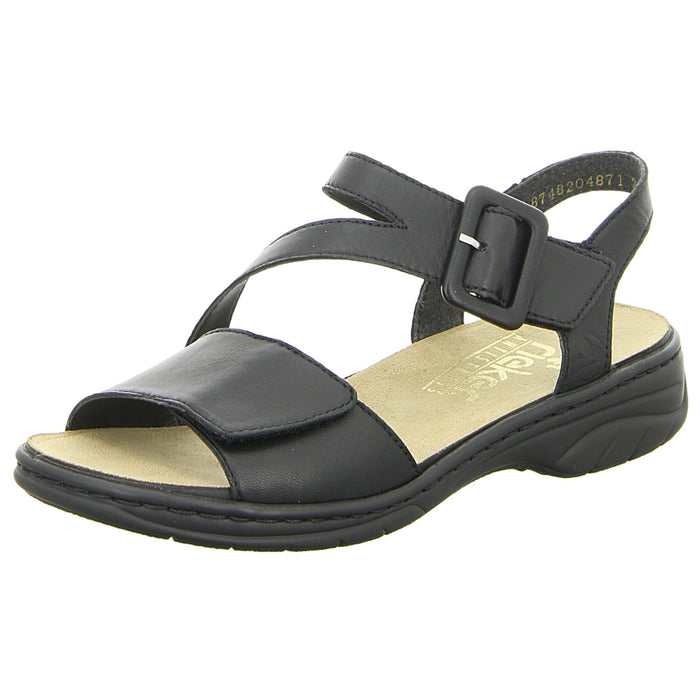 Rieker sandal with extra width up to 30mm sole height
