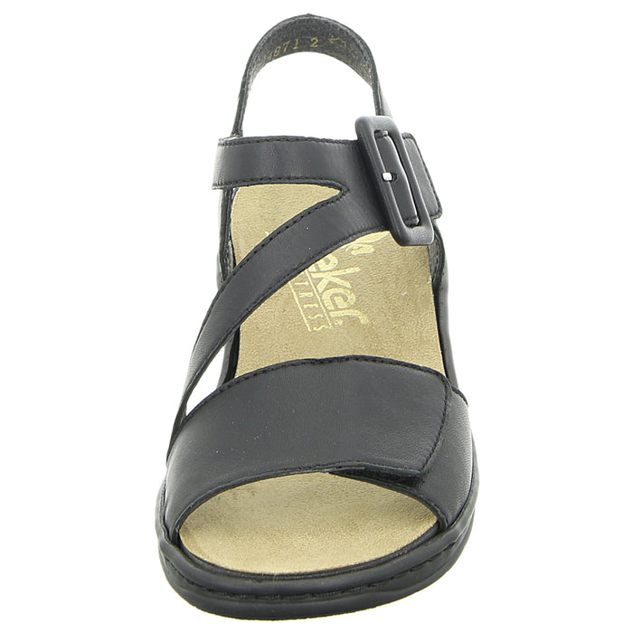 Rieker sandal with extra width up to 30mm sole height