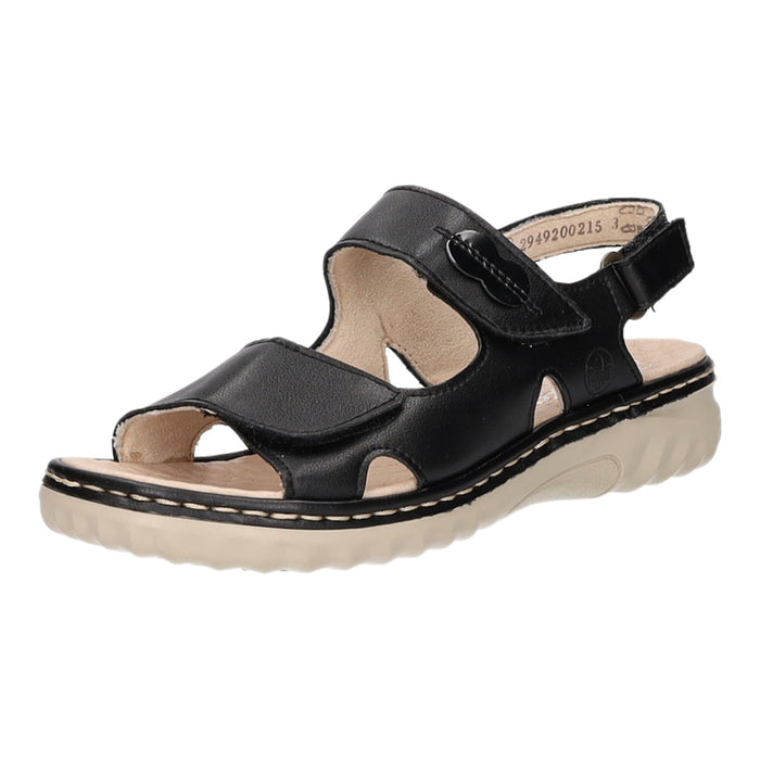 Rieker Sandalette mit Mehrweite bis 30mm Sohlenhöhe