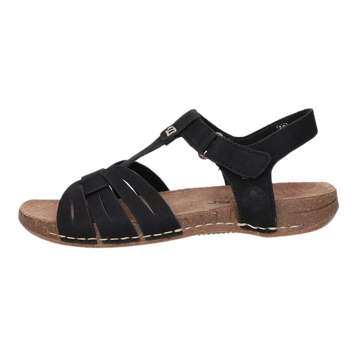 Rieker sandal with extra width up to 30mm sole height