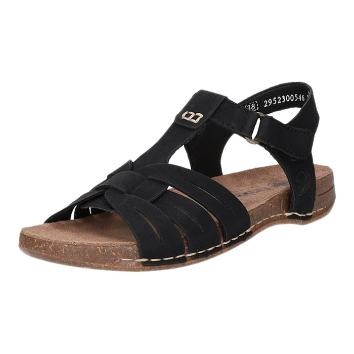 Rieker sandal with extra width up to 30mm sole height