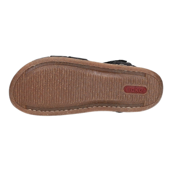 Rieker sandal with extra width up to 30mm sole height