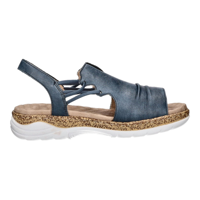 Rieker sandal with extra width up to 30mm sole height