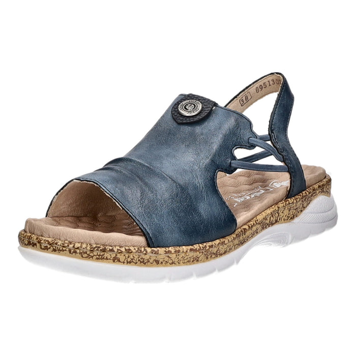 Rieker sandal with extra width up to 30mm sole height