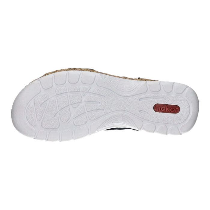 Rieker sandal with extra width up to 30mm sole height