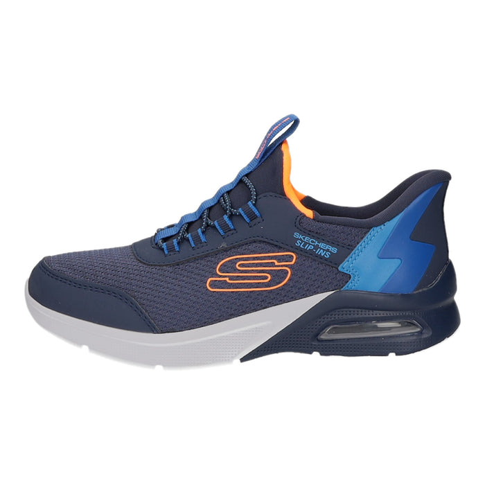 Skechers Slipper/Kletthalbschuh (casual) Microspec Max-BRISK-STRIPE