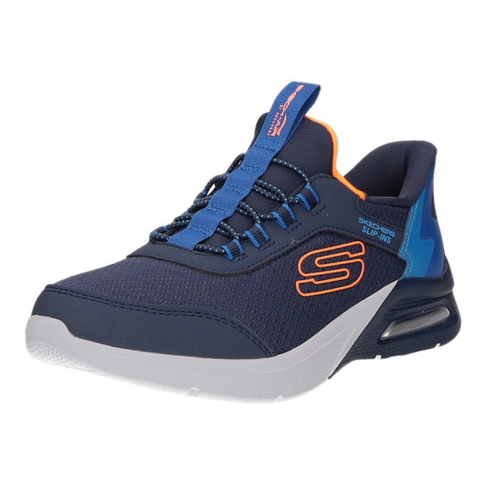 Skechers Slipper/Kletthalbschuh (casual) Microspec Max-BRISK-STRIPE
