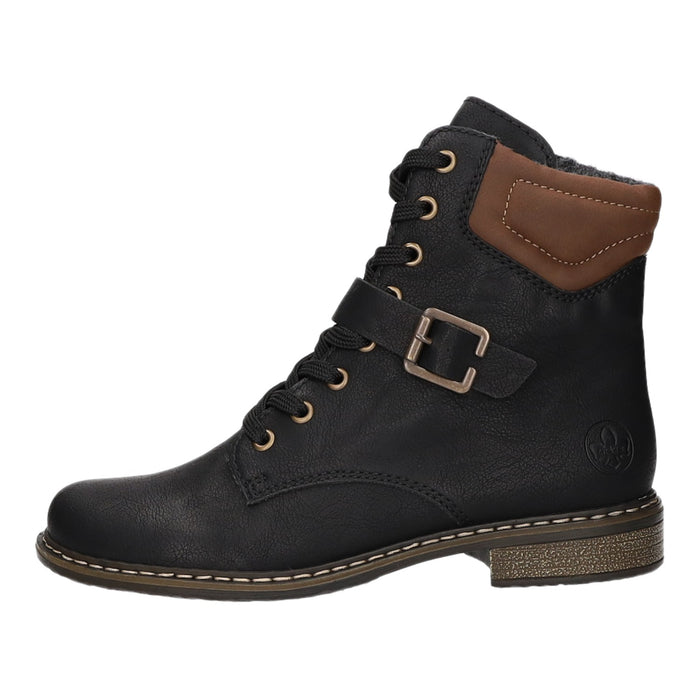 Rieker Schnürstiefelette Kaltfutter bis 35mm Absatz (casual) - SchuhEggers.de