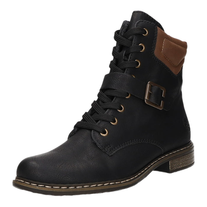 Rieker Schnürstiefelette Kaltfutter bis 35mm Absatz (casual) - SchuhEggers.de