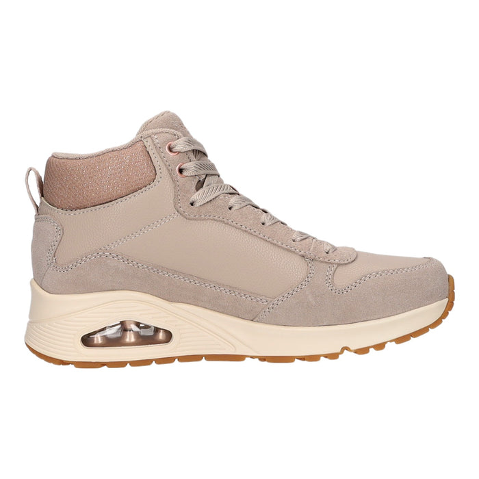 Skechers Schnürstiefelette Kaltfutter bis 35mm Absatz (casual) UNO-STACRE SHINE