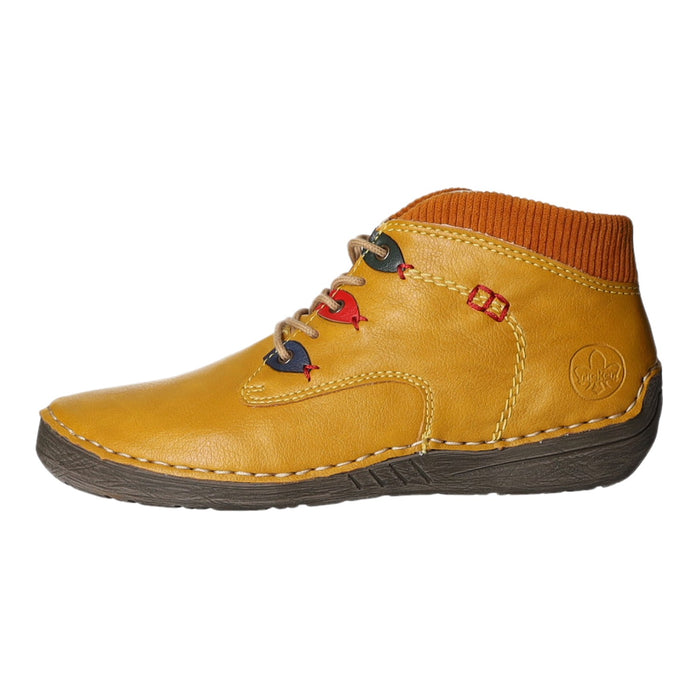 Rieker Schnürstiefelette Kaltfutter bis 35mm Absatz (casual) - SchuhEggers.de