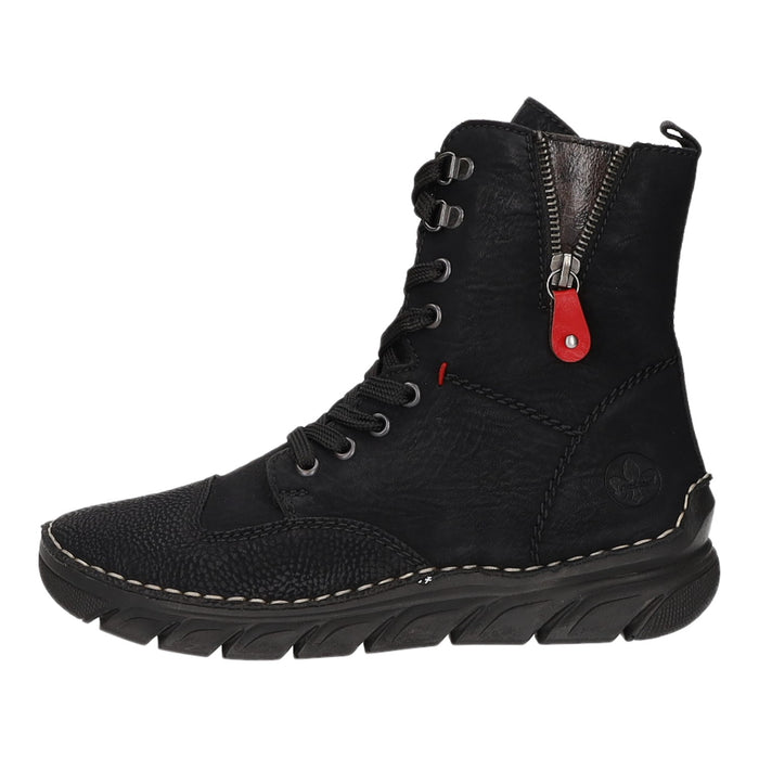 Rieker Schnürstiefelette Warmfutter bis 35mm Absatz (casual) - SchuhEggers.de