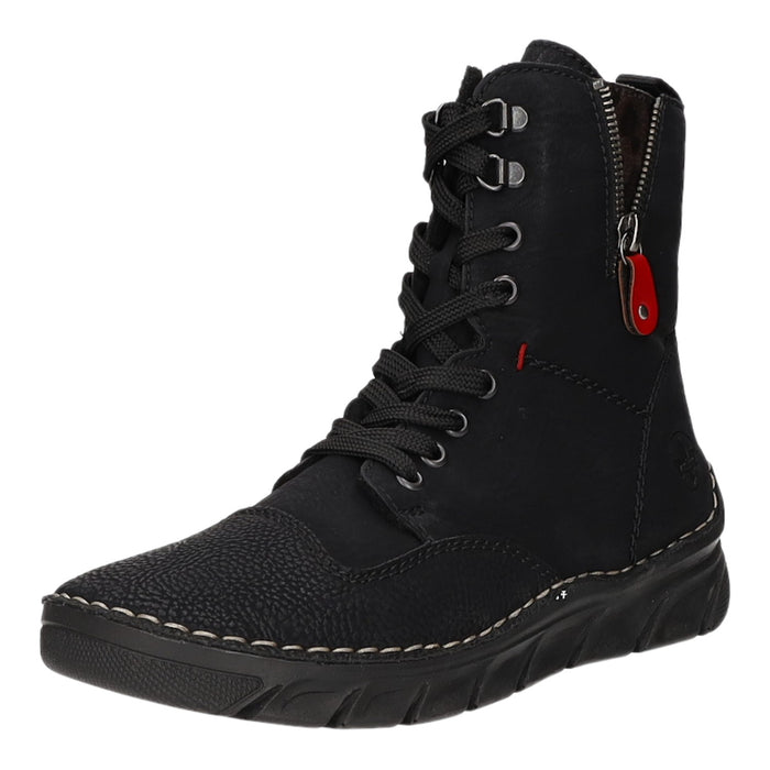 Rieker Schnürstiefelette Warmfutter bis 35mm Absatz (casual) - SchuhEggers.de