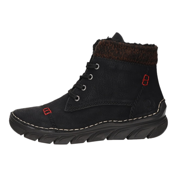 Rieker Schnürstiefelette Warmfutter bis 35mm Absatz (casual) - SchuhEggers.de