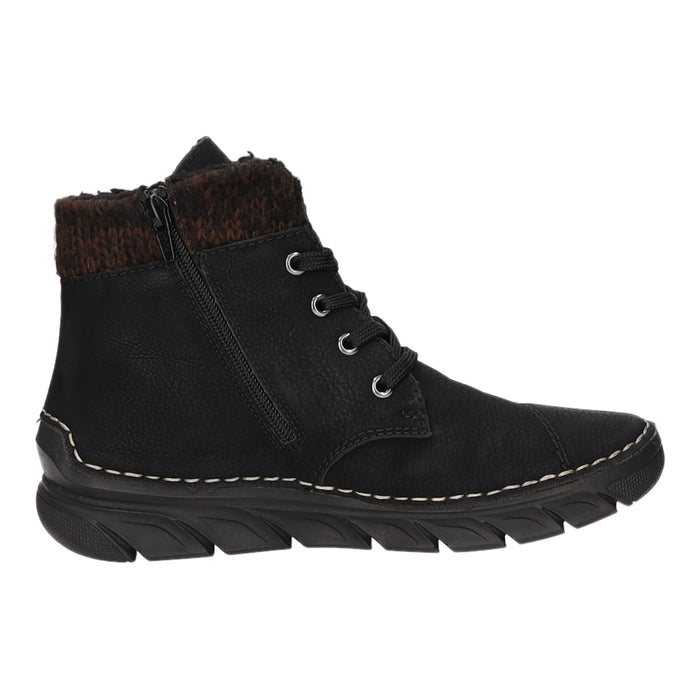 Rieker Schnürstiefelette Warmfutter bis 35mm Absatz (casual) - SchuhEggers.de