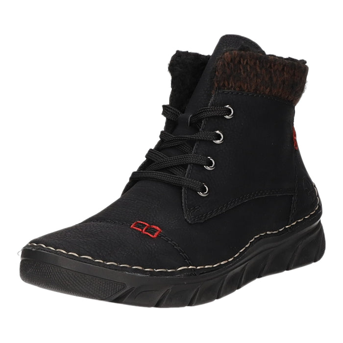 Rieker Schnürstiefelette Warmfutter bis 35mm Absatz (casual) - SchuhEggers.de