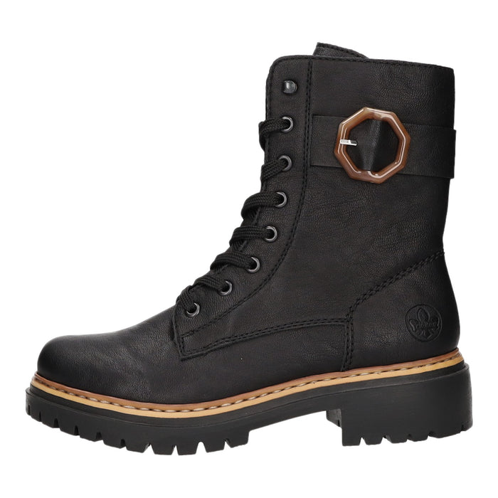 Rieker Schnürstiefelette Warmfutter bis 35mm Absatz (casual) - SchuhEggers.de