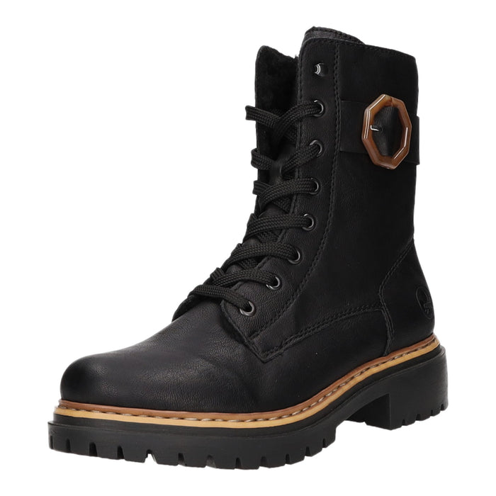 Rieker Schnürstiefelette Warmfutter bis 35mm Absatz (casual) - SchuhEggers.de