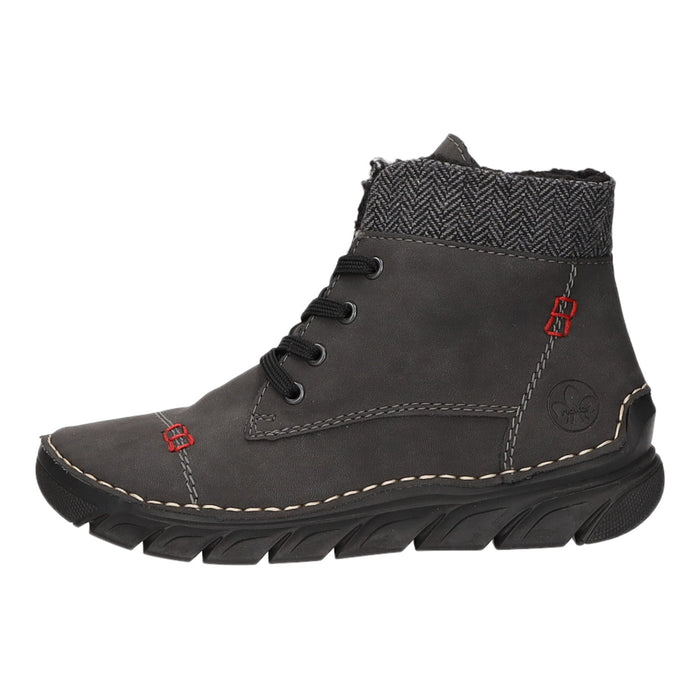 Rieker Schnürstiefelette Warmfutter bis 35mm Absatz (casual) - SchuhEggers.de