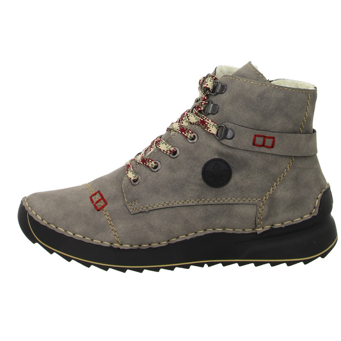 Rieker Schnürstiefelette Warmfutter bis 35mm Absatz (casual) - SchuhEggers.de