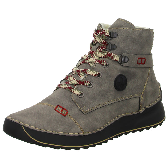 Rieker Schnürstiefelette Warmfutter bis 35mm Absatz (casual) - SchuhEggers.de
