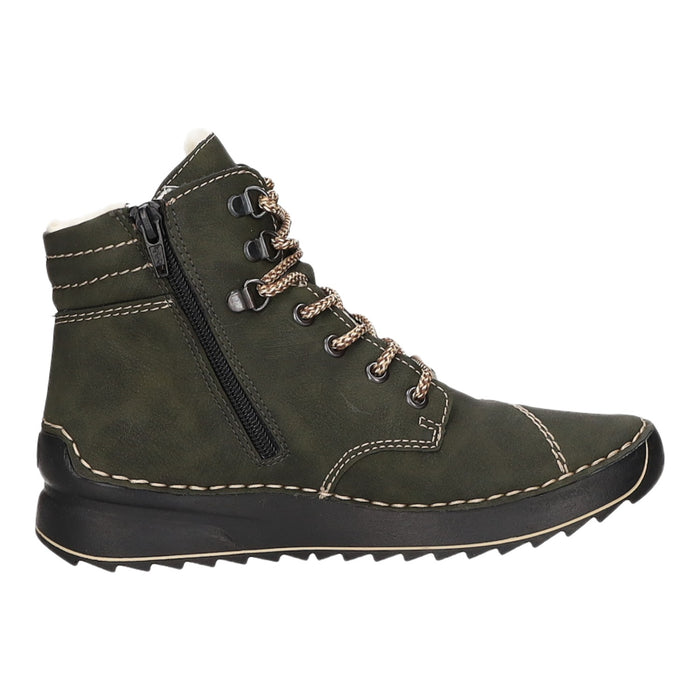 Rieker Schnürstiefelette Warmfutter bis 35mm Absatz (casual) - SchuhEggers.de