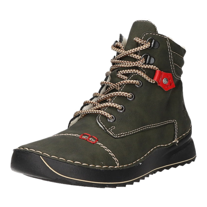 Rieker Schnürstiefelette Warmfutter bis 35mm Absatz (casual) - SchuhEggers.de