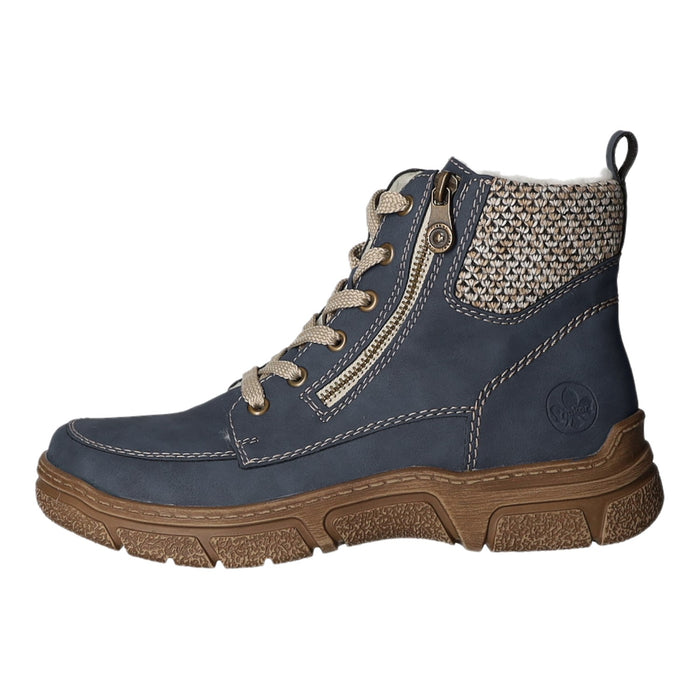 Rieker Schnürstiefelette Warmfutter bis 35mm Absatz (casual) - SchuhEggers.de